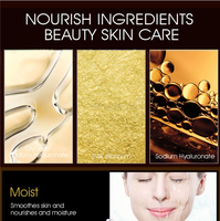 Sérum en or 24 carats de marque personnalisée Sérum de soin de la peau hydratant blanchissant à l'acide hyaluronique Produits de belleza pour le visage Sérum de soin de la peau de Corée