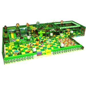 Centre de jeu intérieur commercial Thème interactif de la jungle Équipement de terrain de jeu doux intérieur - Product Image 2