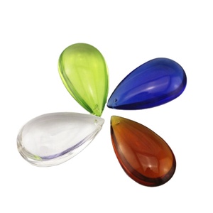 Factory Wholesale Crystal Decoration <strong>Door</strong> Curtain <strong>Beads</strong> Offer Custom Colorful Water Drop Style K9 Crystal Glass Curtains <strong>Beads</strong> - Product Image 2