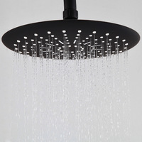 Ensemble de douche noir pour salle de bain, mitigeur de douche