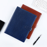Portafolio de Cuero Sintético A4 con Logotipo Personalizado, Carpeta de Archivos, Bloc de Notas, Organizador de Documentos, Tarjetero, Bloc de Escritura