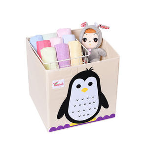Cutstom Boîte de rangement de jouets en tissu non tissé pliable pour enfants mignons 35L Stockage domestique au design moderne pour vêtements et jouets - Product Image 4