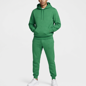 Breathable Winter Men's Gym Tracksuit with Hoodies and Pants for Comfortable Stretch Training Running Fitness Workout - Product Image 1