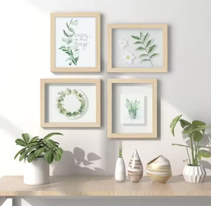 Hot Selling Style Selling Wooden Photo <b>Frames</b> <b>with</b> Double-layer Glass Natural Sample <b>Frames</b> - Product Image 4