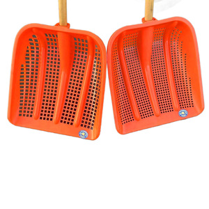 Pelle à maïs en plastique orange, grande taille, épaissie et ajourée, pour le séchage du sol, du maïs et des arachides - Product Image 5