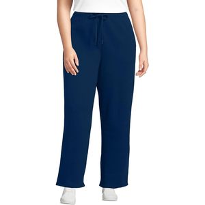 Pantalon droit décontracté taille haute pour femme FOXA, grandes tailles, vêtements décontractés - Product Image 1