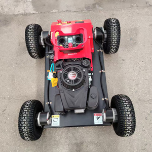 Cortadora de Césped Portátil con Ruedas, Motor de Gasolina de 224cc, Arranque Eléctrico, Control Remoto, Grado Industrial, <span class=keywords><strong>Robot</strong></span> Pequeño, Motor de 4 Tiempos - Product Image 4