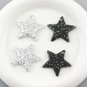 Brillante estrella de cinco puntas resina joyería llaveros COLLAR COLGANTE DIY resina accesorios para Decoración - Product Image 1