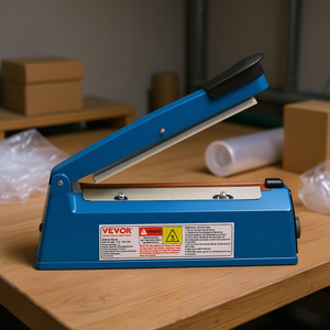 Machine à sceller manuelle Vevor 8 pouces à impulsion, en ABS, pour emballage sous film rétractable, destinée à l'emballage de marchandises - Product Image 2