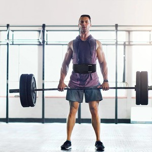 Cinturón de Levantamiento de Pesas con Soporte Acolchado para la Espalda, para Hombres y Mujeres, Gimnasio, Fitness, Entrenamiento de Fuerza, Culturismo, Powerlifting, Ejercicio, Peso Muerto, Sentadillas - Product Image 6