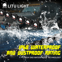 Spot Ambre Blanc Véhicule Led Rampe Utv Couverture Mince Offroad 50 Pouces Simple Rangée 12v Linkable Voiture Hors Route Lumières 4x4 Led Barre Lumineuse