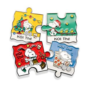 Quality Custom Puzzle Lapel <b>Pins</b> for Kindergartens Children's Day Free Design Eco Friendly <b>Badges</b> - Product Image 1