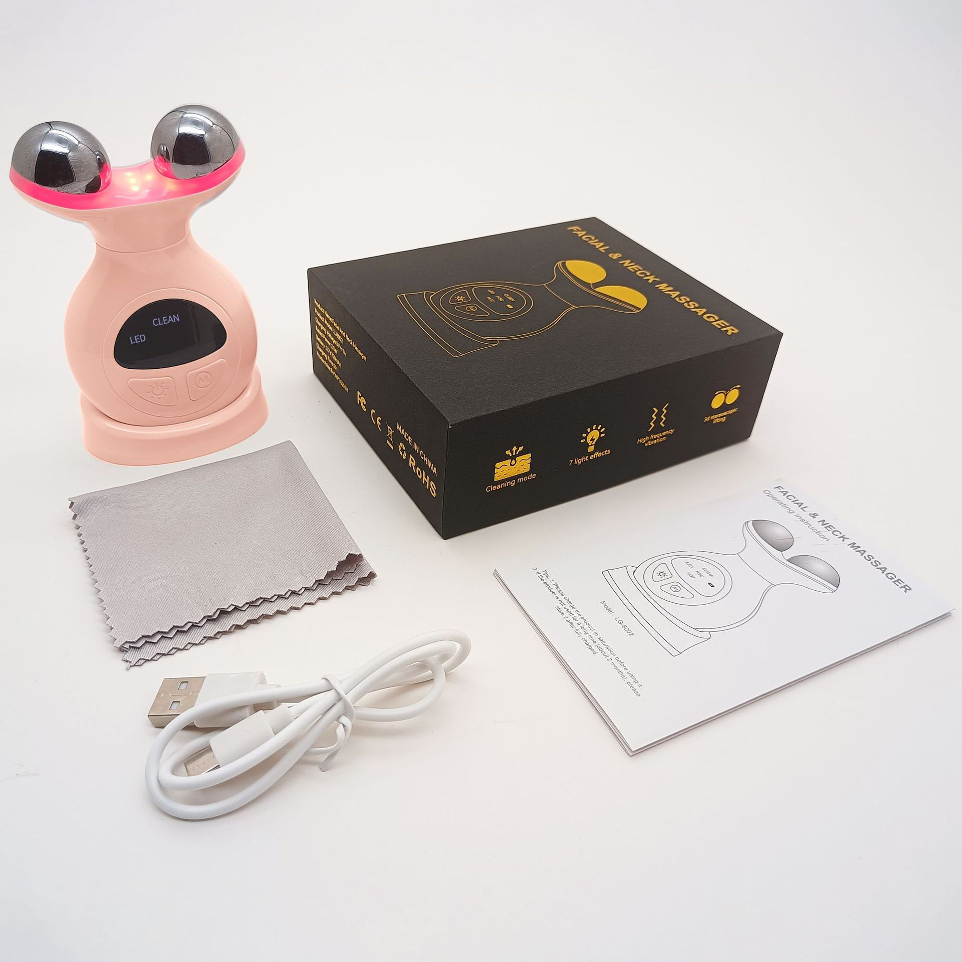 Masajeador de cuello LJ-6002 (rosa)