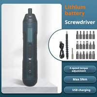 Ensemble de tournevis sans fil industriel et bricolage 3,6 V avec couple maximal de 5 Nm, multifonctionnel, alimenté par batterie lithium-ion