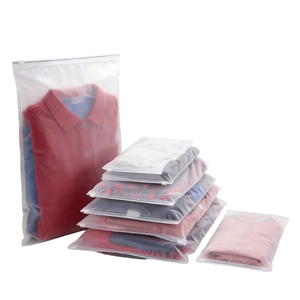 Sacs d'emballage en EVA biodégradable de haute <span class=keywords><strong>qualité</strong></span> avec fermeture éclair, logo personnalisé pour vêtements (recyclables) - Product Image 6