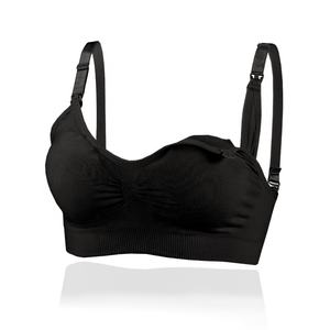 Sujetador de lactancia sin aros para mamás, ropa de maternidad sin costuras para amamantar, venta al por mayor, 4009 - Product Image 5