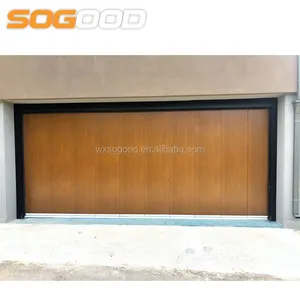Nueva popular puerta de garaje deslizante lateral horizontal