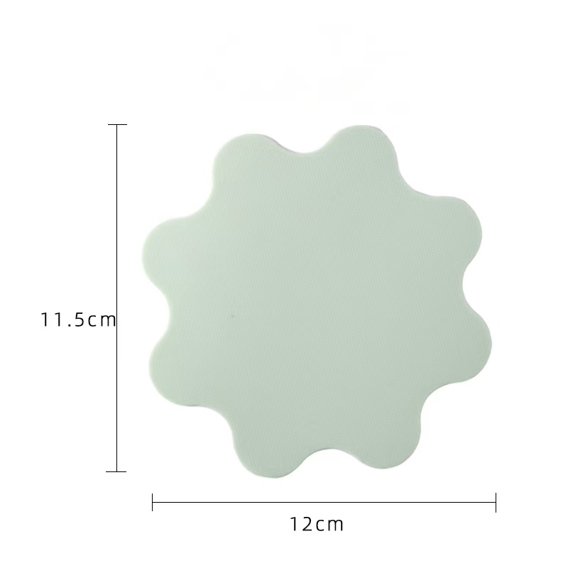 Forme de fleur vert clair