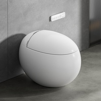 WC intelligent de haute qualité en forme d'œuf, cuvette de toilette intelligente automatique pour la maison