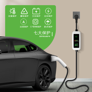 เครื่องชาร์จรถยนต์ไฟฟ้าแบบพกพา Mingze Type 2 ขนาด 3.5KW 16A มาตรฐานยุโรป สำหรับใช้ในบ้าน - Product Image 1
