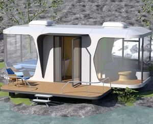 Maison modulaire mobile préfabriquée en conteneur petites maisons sur roues avec meubles complets à vendre - Product Image 3
