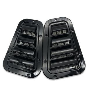 2 Pièces Décoratives pour Capot Avant, Garniture Latérale, Couvercle de Ventilation en Acier pour Entrée d'Air et Neige pour Land Rover Defender - Product Image 3
