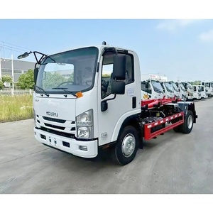 Camion benne à ordures ISUZU KV100 4x2 5 tonnes avec système de levage à crochet - Prix usine - Product Image 2