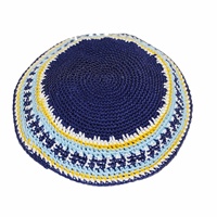 Kippot – Petit chapeau ethnique pour adulte, en coton respirant, tendance, de marque, à calotte ronde, style minimaliste, sans bord