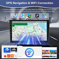 Radio de Coche Android 2DIN Universal KZS con Pantalla OLED Táctil, WiFi para Mirror Link, Reproductor de DVD Multimedia para Coche con 4G/5G Integrado