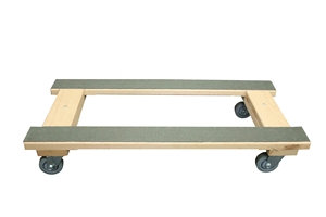 Chariot de déménagement de type <span class=keywords><strong>H</strong></span> avec une capacité de 1200 livres, fabriqué en bois dur russe, avec des courroies en caoutchouc et des roulettes Colson de 3,5 pouces - Product Image 5