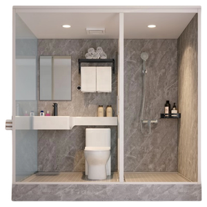 Meilleur vendeur, professionnel, robuste, taille 1914A, étanche, gain de place, multifonctionnel, séparation sec-humide, <span class=keywords><strong>cabine</strong></span> de <span class=keywords><strong>douche</strong></span> préfabriquée - Product Image 2