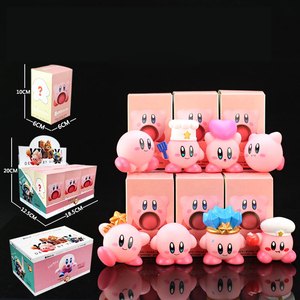 Cajas Sorpresa Misteriosas con Figuras de Acción, Adorable <span class=keywords><strong>Figura</strong></span> de Acción de <span class=keywords><strong>Kirby</strong></span> de Dibujos Animados, Caja Ciega, Decoración para Coche y Escritorio, Coleccionables, Regalos - Product Image 4
