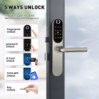 Cerradura Inteligente K710F IP65 sin Llave, con Huella Dactilar, Teclado, Electrónica, Impermeable, con Wi-Fi y Tuya para Casa y Airbnb