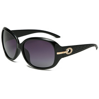 Nouvelles Lunettes de Soleil Polarisées Élégantes et Chic pour Femme 2026 – Protection Oculaire, Monture Large Classique, Design de Marque, Lunettes Décoratives