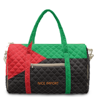 Sac de voyage Haiti (version matelassée) grande capacité pour femme, sac de sport, sac de week-end, sac de voyage pour la nuit, bagage cabine pour le voyage