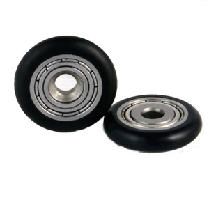 Unterschied liche Farbe Lager runde Form kleine Nylon Riemens cheibe Rad Schiebetür Rollrad - Product Image 5
