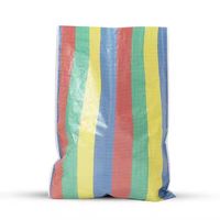 Sac de courses en polypropylène (PP) tissé laminé pour l'Afrique, sac de marché du Ghana avec poignée, exportation vers la Mauritanie, la Tanzanie, le Congo