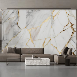 <span class=keywords><strong>Panneau</strong></span> mural auto-adhésif en PVC effet marbre blanc moderne luxueux avec fissures dorées, facile <span class=keywords><strong>à</strong></span> poser, imperméable, pour cuisine, <span class=keywords><strong>salle</strong></span> <span class=keywords><strong>de</strong></span> <span class=keywords><strong>bain</strong></span>, chambre - Product Image 1