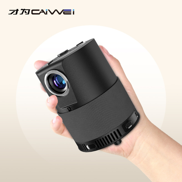 Full HD LCD Projector Smart Android Led Portable 4K Mini Projectors with Dual-Band WiFi 2GB RAM 16GB Storage for Mobile Phone