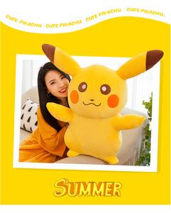Peluche Gigante Pokémon Pikachu, Cuscini, Bambole per Dormire, Regali per Amici - Product Image 3