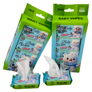 Oem du lịch xách tay kích thước tùy chỉnh ướt khăn lau Mini khăn lau không dệt vải mô dễ thương ướt khăn lau cho tay - Product Image 3