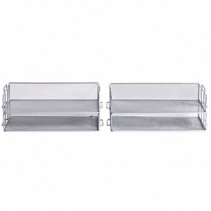 Desktop Letter <b>Tray</b> <b>File</b> Organizer Sorter Desk Document Organizer Shelf <b>Tray</b> Magazine Holder 4 Tier Stackable Heavy Duty Metal - Product Image 6