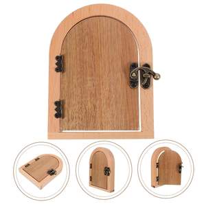 Estetico moderno in legno massello copertura di uscita durevole decorazione per la <span class=keywords><strong>casa</strong></span> parete accenti polvere di protezione dell'umidità presa di protezione per il portico - Product Image 3