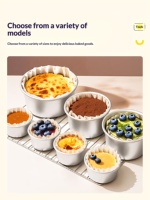 Moule à cheesecake basque 4 et 6 pouces, avec feuilles de cuisson antiadhésives en papier, qualité alimentaire, recyclables, fabriquées en Chine