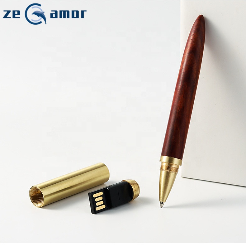 Zeamor pen usb de madeira, logotipo personalizado de alta qualidade 8gb 16gb 64gb cartão de memória de armazenamento