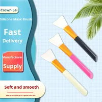Pinceau applicateur de masque facial en silicone à marque privée en gros, outils cosmétiques, pinceau de maquillage, pinceau de masque facial en silicone souple