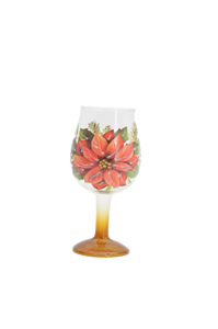 Ornements de Noël festifs faits à la main en forme de <span class=keywords><strong>verre</strong></span> à cocktail - Verres à <span class=keywords><strong>martini</strong></span> peints à la main pour décorations d'arbre de Noël, finition imitation antique - Product Image 5