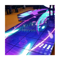 Prix bas interactif Led piste de danse affichage écran miroir fête événement utiliser Piano DJ carreaux lampe LED lumières mariage pistes de danse