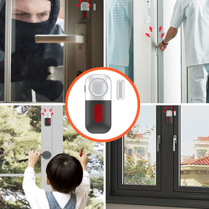 Alarma Magnética para Puerta MSA-826 de 130dB, Dispositivo de Seguridad Plateado para Hogar, Hotel y Ventanas - Product Image 2
