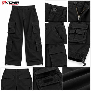 Wholesale <b>mens</b> denim cargo pants Custom <b>mens</b> denim cargo pants Cargo <b>jeans</b> Utility Style Denim Low MOQ Collection - Product Image 6